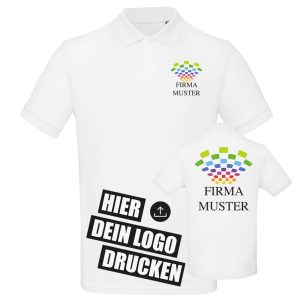 Polo mit Foto oder Logo und dein Text